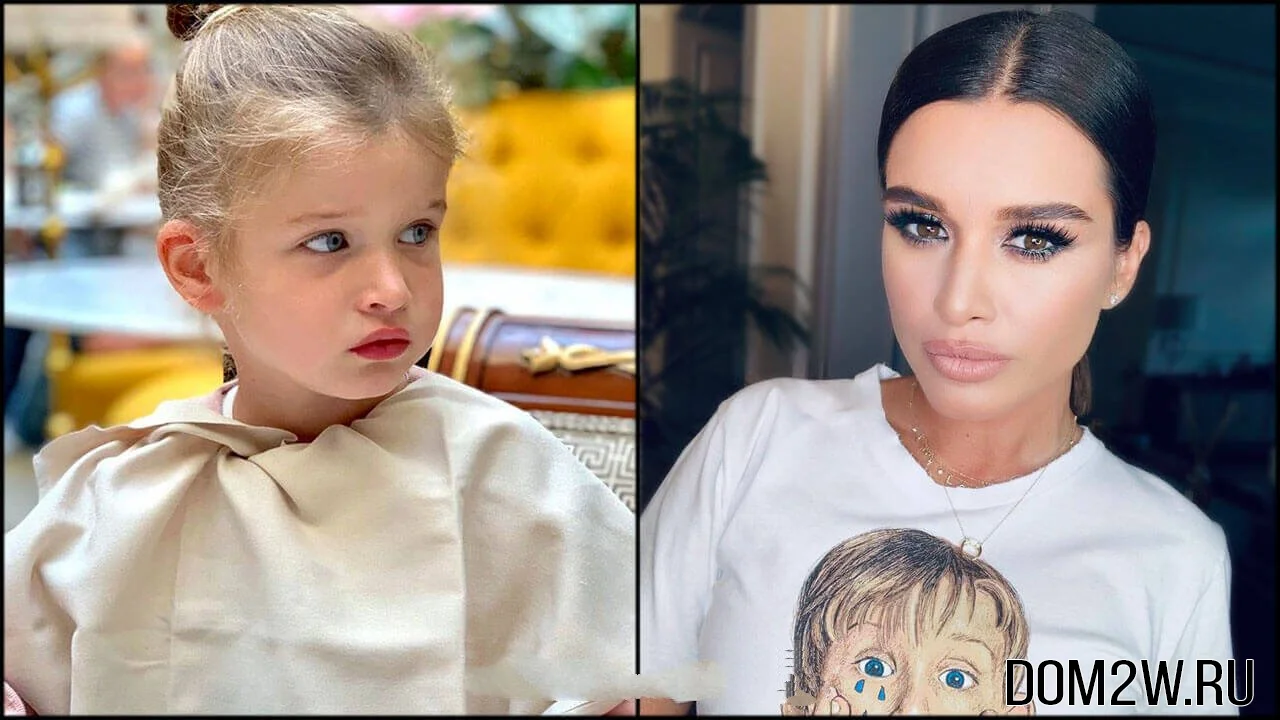 Младшая дочь Ксении Бородиной - Теона Омарова